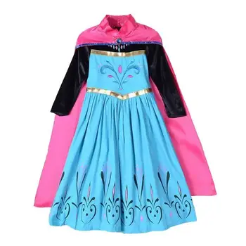 Bērniem Comic Con Elsa Cosplay Princess Sophia Kleita Gariem Matiem, Meitenes Saģērbt Halloween Nāriņas Kostīmu Mazulis Moana Belle Apģērbi