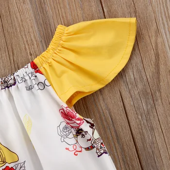 Emmababy Zīmola 2019 Boutique Jaundzimušais Meitenes Ziedu Romper Jumpsuit Drēbes, Apģērbs Vasaras
