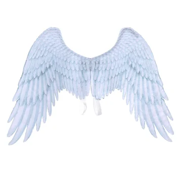 Halloween Dekorēšanai neausts Audums 3D Eņģeļa Spārnus Halloween Tēmu Puse Cosplay Kostīmu Piederumi Pieaugušajiem, Vīriešiem, Sievietēm