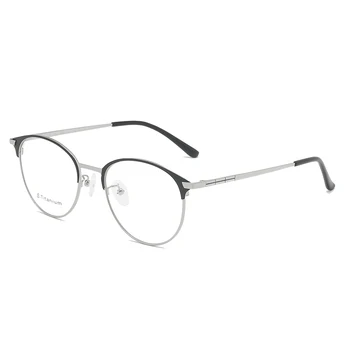 Logorela Sakausējuma Brilles Rāmis Vīriešu, Sieviešu Vintage Kārta Tuvredzība Optiskie Rāmji Recepšu Brilles bez skrūvēm, Briļļu FM1865