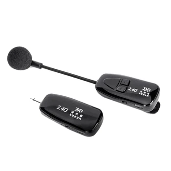 2.4 G Bezvadu saspraudes Mikrofons Lavalier Atloks MIC Mobilo Tālruni Bezvadu Mikrofonu Erhu Pikaps MIC