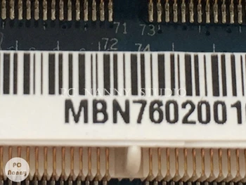 NOKOTION MBN7602001 LA-4854P par Acer Emachines 5732 E525 Klēpjdatoru, Pamatplate (mainboard) ddr3 un bezmaksas CPU MB.N7602.001 Jaunas