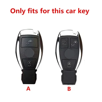 Skrubis ABS auto atslēgu aizsargātu gadījumā vāks Mercedes Benz BGA AMG W203 W210 W211 W124 W202 W204 W205 W212 W176 E Klases W213 S klases