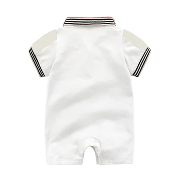 Vasaras Jumpsuit zīdaiņu tērpu Īss kombinezonus kokvilnas apģērbs mazulim drēbes, jaundzimušā bērna Meitenes Zēni Bērni roupas bērniem