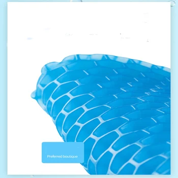 Auto Gēla Spilvenu 3D Šūnveida Ledus Pad Gel Polsterētu Sēdekli, Biroja Krēsls, viesistaba, Guļamistaba, Dīvāns Krēsla Spilvenu 38*30cm*5cm