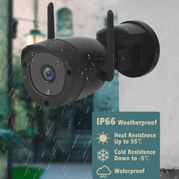 HJT PTZ IP Kamera HD 1080P divvirzienu Audio ar INFRASARKANO Nakts Redzamības Cilvēka Atklāšanas WIFI Kameru Āra Elsas&Tilt Ūdensizturīgs TF Kartes Camhi