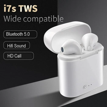 I7s TWS Austiņas Bezvadu Bluetooth Austiņas Sporta Earbuds, Austiņas Ar Mikrofonu austiņas Iphone Xiaomi Samsung, Huawei LG Oppo