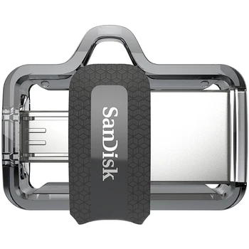 Sandisk SDDD3 Extreme ātrgaitas 150M/S PenDrive 32GB OTG USB3.0 128GB 256 GB Dual OTG USB Flash Drive 64GB Pen Drive 16GB