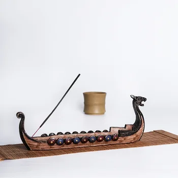 Retro Vīraks Degļi Dragon Boat Vīraka Nūju Turētājs Deglis Roku Cirsts Griešanai Vīraka Kvēpināmais Trauks Rotājumi Tradicionālās Dizains