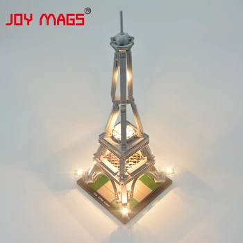 PRIEKS MAGS Led Light Komplekts 21019 Arhitektūra, Eifeļa Tornis , NOBuidling Bloka Modelis