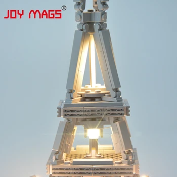 PRIEKS MAGS Led Light Komplekts 21019 Arhitektūra, Eifeļa Tornis , NOBuidling Bloka Modelis