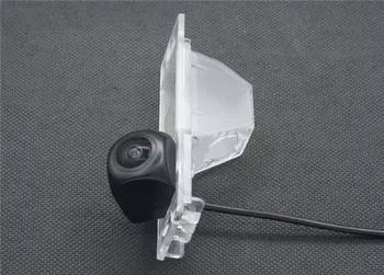 Fisheye Trajektoriju Dziesmas 1080P Automašīnu atpakaļskata kamera jaunu Hyundai Tucson, IX35 2016 Nakts Redzamības Reverss Autostāvvieta Kamera