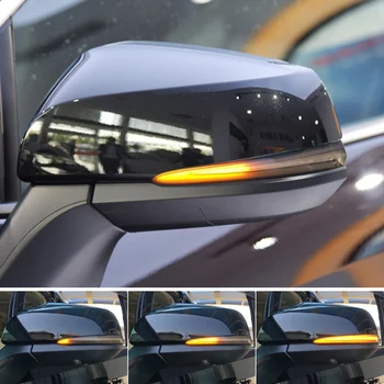 LED Dinamiskais Pagrieziena Signāla Blinker Sānu Spogulis Gaismas Toyota Alphard Vellfire AH30 Tacoma 16-19 RAV4 2019-20 Highlander 