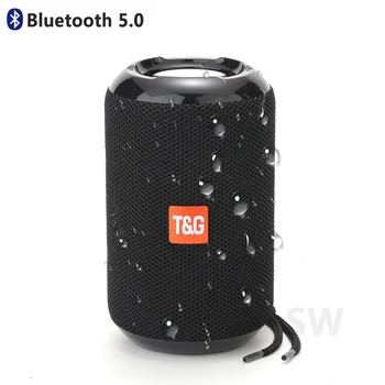 TG264 Pārnēsājamie Bluetooth Bezvadu Skaļrunis Kolonnas Āra - Subwoofer Soundbar Mūzikas Centrs 3D Stereo caixa de som TF AUX USB