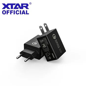 XTAR QC 3.0 Lādētāja Adapteris Melns 18W Ātru Lādētāju Ātri maksu Par Mobilo Telefonu, Sienas Lādētāju, ES ASV LIELBRITĀNIJA Adapteri USB Lādētāja