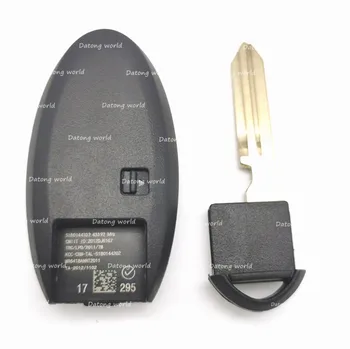 Datong Pasaules Auto Tālvadības Atslēgu Nissan X-Trail 46 7952 Čipu 433.9 Mhz Keyless Ieceļošanas Auto Smart Control Taustiņu