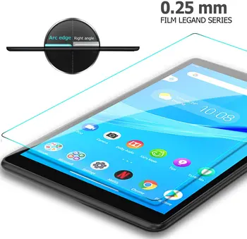 2gab Tablete Rūdīta Stikla Ekrāna Aizsargs Vāks Lenovo Cilnes M8 8505X/TB-8705F 8.0 Collu Pilns Pārklājums Ekrānam