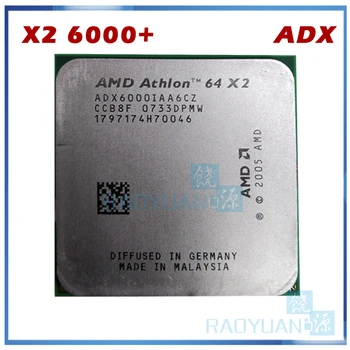 AMD Athlon X2 6000 X2 6000+ 3GHz ADX6000IAA6CZ Dual-Core CPU Procesora ligzdai (Socket) AM2 940pin