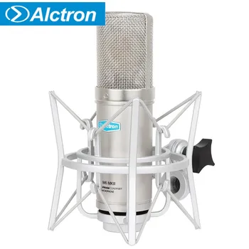 Alctron CM6 MKII mic profesionālās kondensators lielas diafragmas ierakstu studija mikrofona Rokas ar triecienu mount