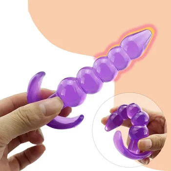 Anālās Lodītes Želejveida Anālais Plug Butt Plug G-Spot Prostatas Massager Silikona Pieaugušo Seksa Rotaļlietas Vīriešiem Vīriešu Geju Porno Produkti