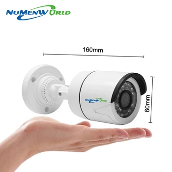 Numenworld 1080P POE IP kamera 2MP, Ūdensizturīgs HD CCTV drošības kameras Novērošanas IP cam āra 48V POE dienas un nakts lietošanai