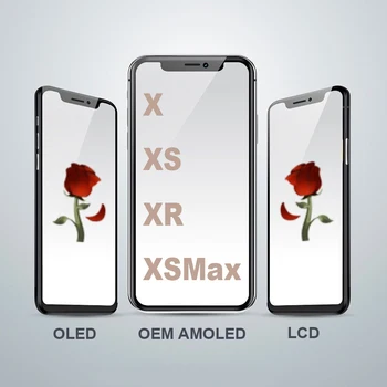 Oriģinālu Kvalitātes LCD iPhone X XR XS MAX Ekrāna OLED Displeju Nomaiņa Ar 3D Touch Taisnība, Signāls Nav Dead Pixel Ar Instrumentiem