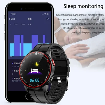 LIGE IP68 Ūdensnecaurlaidīga Smart Skatīties Vīrieši Sievietes Sirdsdarbības Ātrums, asinsspiediens Modinātājs Atgādinājums skārienekrānu Fitnesa Smartwatch