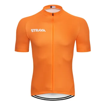 Ir 2021. STRAVA vasarā riteņbraukšana īsām piedurknēm jersey vīriešiem riteņbraukšana jersey velosipēdu sporta mtb riteņbraukšana apģērbu elpojošs