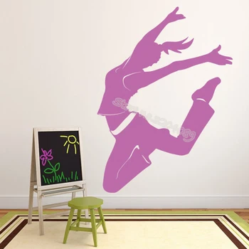 Ielu Dejas Breakdance Sienas Uzlīmes Modes Foršs, Lai bērnu Istabas Deju Studija dzīvojamās istabas Sienas Uzlīmes tapetes, sienas EB263