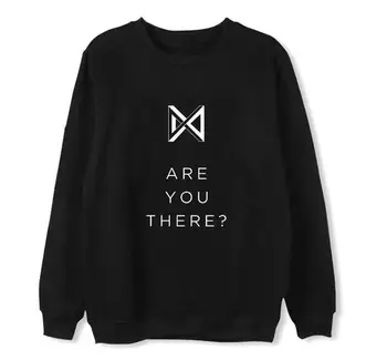 Kpop monsta x jaunais albums ir jums tur pašu logo drukas vilnas/plānais krekls unisex rudens pavasara džemperi k-pop hoodies