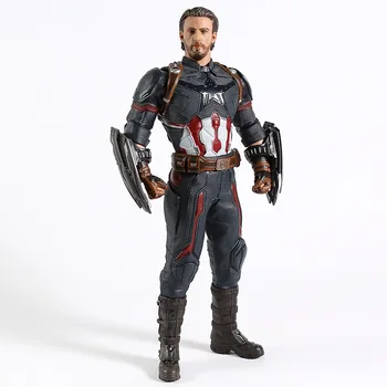 Avengers 4 Endgame Captain America 1/6 Mēroga Kolekcionējamus Attēls Modelis Rotaļlietas