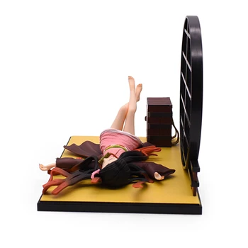 15cm Anime Skaitļi Demon Slayer Kamado Nezuko Rīcības Figurals Sexy Kamado Nezuko Atrodas Rotaļlietas Kolekcionējamus Modelis PVC Lelle