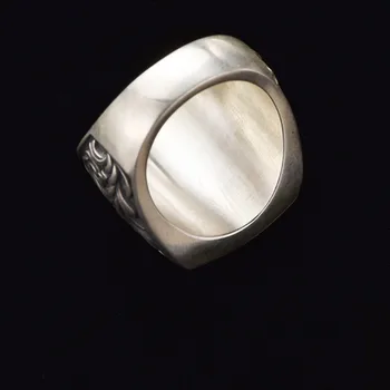 S925 sudraba gredzenu, lai cilvēks vienā warrior ring personalizētu radošo lauvu galvas vīriešu gredzens vienkārši moderns un valdonīgs cilvēks, gredzeni