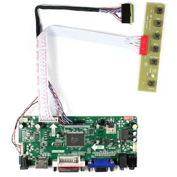 Yqwsyxl Kontroles padomes Monitoru Komplekts LTN156AT16 HDMI + DVI + VGA LCD LED ekrānu Kontrolieris Valdes Vadītāja