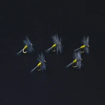 CONTEMPLATOR 16# 5gab ZILĀ SPĀRNOTAIS OLĪVU imitējot inkubējamās ģints baetis nimfu mayflies, lidot zvejas foreļu kopējo izmanto sausās mušas