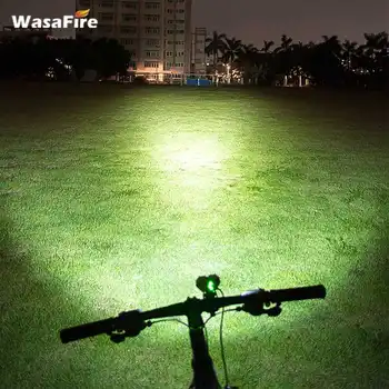 WasaFire 2000lm T6 LED Velosipēda Priekšējo Gaismas Lukturu Koncentrējoties Velosipēdu Lampu 18650 Akumulatoru, Velo Lukturītis foco bicicleta