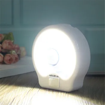 Mini PIR COB Kustības Sensors LED Nakts Apgaismojums, Bezvadu Magnētisko ministru Kabineta Gaismas Akumulatora Barošanu Skapis Guļamistabā Led Sienas Lampa
