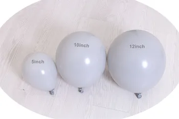 30pcs Cool Gray Balonu Vainags Komplekti Makarūnus Balonu Pušķis, lai Absolvēšanas Baby Dušas Kāzu Jubilejā, Dzimšanas dienā Dekori