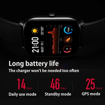 Pasaules versio Amazfit GTS Smart Skatīties Huami Āra GPS Pozicionēšanas Kustības, Sirdsdarbības 5ATM Ūdensizturīgs Smartwatch