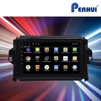 Auto DVD Toyota Fortuner（-2018）Auto Radio Multimediju Video Atskaņotājs Navigācija GPS Android9 Double Din