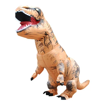 Pieaugušo Piepūšamās Dinozaura Kostīms Kostīmi T REX Uzspridzināt Masku Talismans Cosplay Kostīms Vīriešiem, Sievietēm, Bērniem Dino Karikatūra