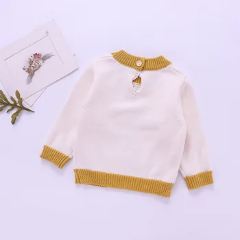 2020 Zīdaiņiem Jaundzimušo Meiteņu Apģērbu Komplekti, Izšūti Daisy Ziedu Kabeļu Trikotāžas Džemperis Džemperis + Grunts Īss 2gab Apģērbu Komplekts