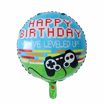 10pcs 18inch Spēle Kontrolieris Mylar Folijas gaisa Balons Spēle par Kursorsviru, Balonu Dzimšanas dienas svinības Dekori bērnu dušas Bērniem Rotaļlietas