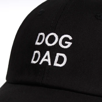 Suns, Tētis Kokvilnas Tētis Cepure Ar Izšuvumiem Snapback Cepures Pielāgota Roku Darbs, Mātes Diena, Grūtnieču Suņu Mamma Unisex Beisbola Cepure