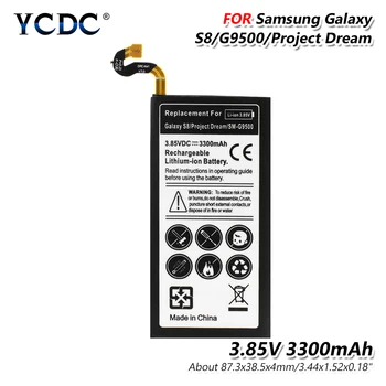 Samsung Akumulatora Galaxy S8 3.85 V 3300mAh SM-G9500 / SM-G G G G Projekta Sapnis G9508 G950F G950A G950T G950U G950V + Labošanas Rīks