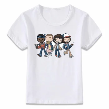 Bērni, Drēbes, T Krekls Svešinieks Lietas Squad Vienpadsmit Dustin Mike Zēni Meitenes Toddler Tee ooo134
