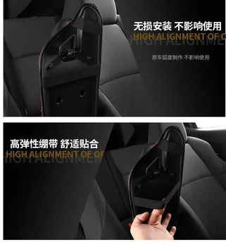 Interjera modificētu elkoņbalsti kasti automašīnas salona centrālās rokas kasti aizsardzības spilvena segums Toyota CHR C-HR