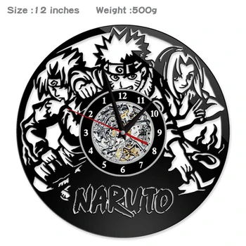 Anime jaunu NARTUO Uzumaki Naruto sienas pulkstenis dzīvojamā istabā pulkstenis personības aksesuārus cosplay piederumi unisex