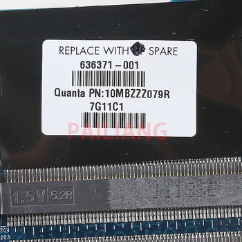 PAILIANG Klēpjdators mātesplatē HP G6-1000 HM55 PC Mainboard 636371-001 DA0R12MB6E0 pilna tesed DDR3