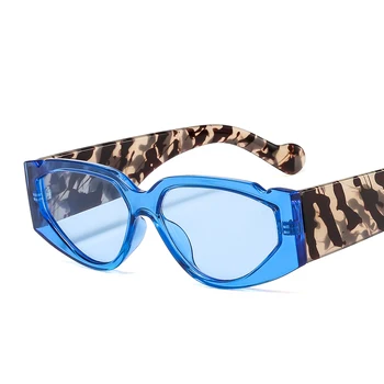 Vintage Nelielu Kaķu Acu Saulesbrilles Sieviešu 2020. Gadam Zīmolu, Dizainu, Krāsains, Moderns Ovālas Saules Brilles Vīriešiem Punk Toņos Oculos De Sol Gafas